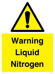 Liquid Nitrogen Warning